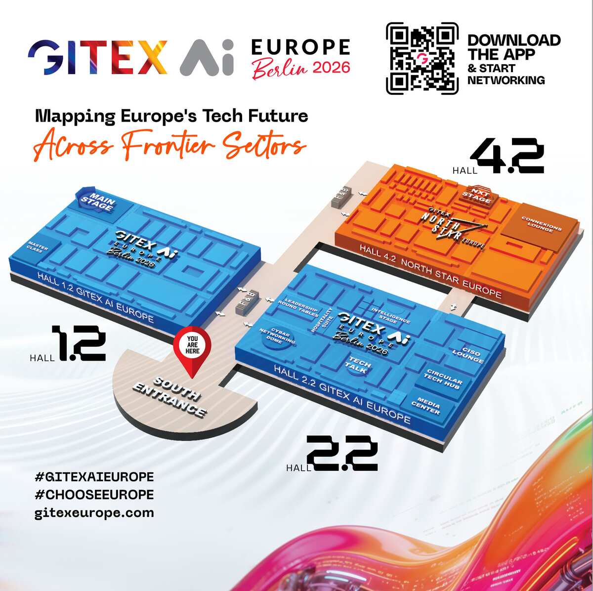 GITEX Europe exhibition floor plan